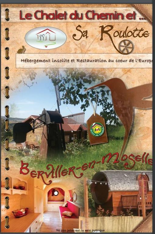 Le Chalet Du Chemin Et Sa Roulotte Berviller-en-Moselle Экстерьер фото